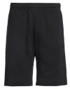Amaranto Man Shorts & Bermuda Shorts Black Size S Cotton