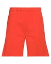 Amaranto Man Shorts & Bermuda Shorts Orange Size Xl Cotton