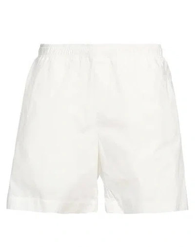 Amaranto Man Shorts & Bermuda Shorts White Size 32 Cotton In White
