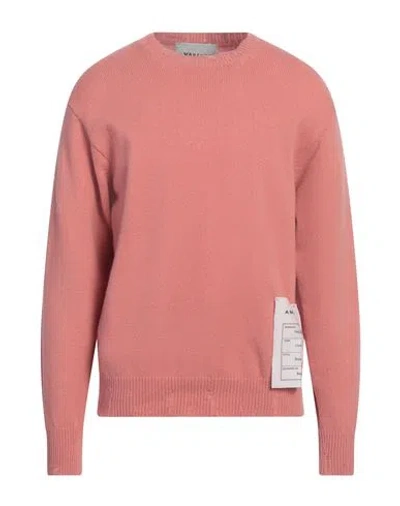 Amaranto Man Sweater Antique Rose Size L Wool, Cashmere