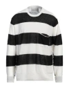 Amaranto Man Sweater Black Size L Hemp