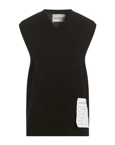 Amaranto Man Sweater Black Size L Wool, Cashmere