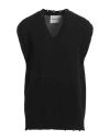 Amaranto Man Sweater Black Size Xl Wool, Cashmere