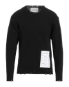 Amaranto Man Sweater Black Size Xl Wool, Cashmere