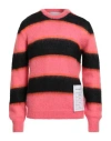 Amaranto Man Sweater Fuchsia Size Xl Mohair Wool, Polyamide, Wool