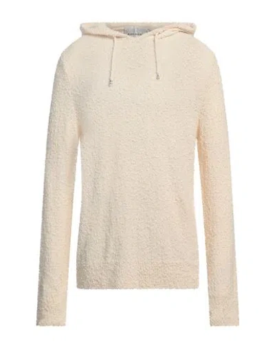 Amaranto Man Sweater Cream Size L Cotton, Polyamide, Elastane In White