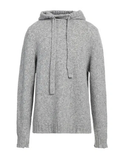Amaranto Man Sweater Grey Size Xl Wool, Alpaca Wool, Polyamide In Grey