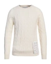 AMARANTO AMARANTO MAN SWEATER IVORY SIZE XL WOOL, CASHMERE