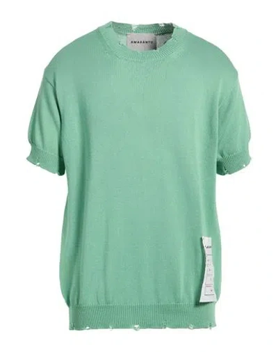 Amaranto Man Sweater Light Green Size Xl Cotton