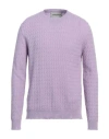 Amaranto Man Sweater Lilac Size Xl Wool