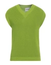 Amaranto Man Sweater Lime Green Size S Cotton