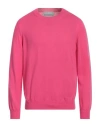 Amaranto Man Sweater Magenta Size Xl Cotton