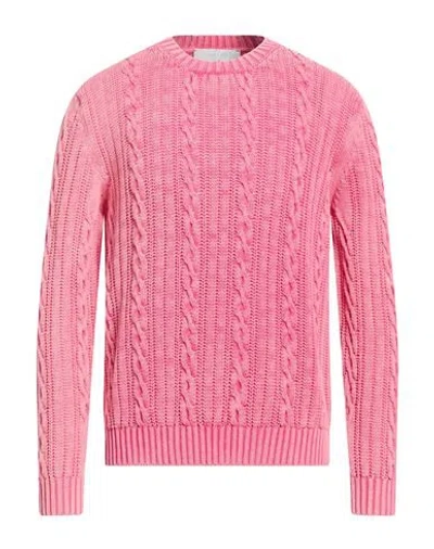 Amaranto Man Sweater Pink Size Xxl Cotton