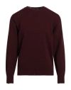 Amaranto Man Sweater Plum Size L Wool, Cashmere