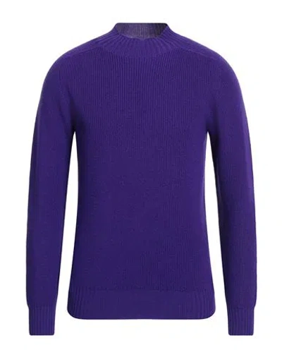 Amaranto Man Sweater Purple Size L Wool