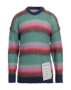 Amaranto Man Sweater Sage Green Size Xl Mohair Wool, Polyamide, Wool