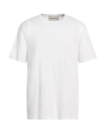 Amaranto Man T-shirt White Size Xl Cotton