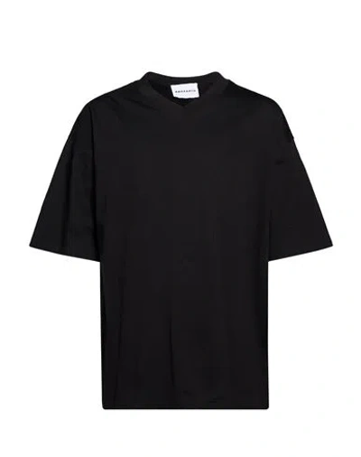 Amaranto Man T-shirt Black Size L Cotton