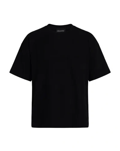 Amaranto Man T-shirt Black Size Xl Cotton