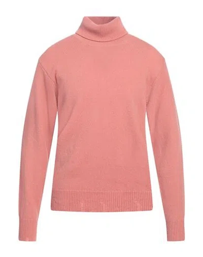 Amaranto Man Turtleneck Antique Rose Size M Wool, Cashmere