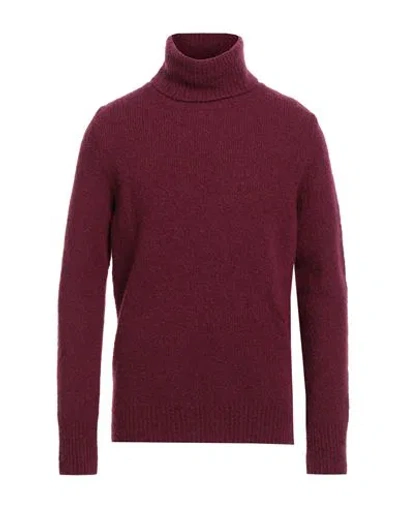 Amaranto Man Turtleneck Garnet Size Xl Wool, Cashmere, Nylon