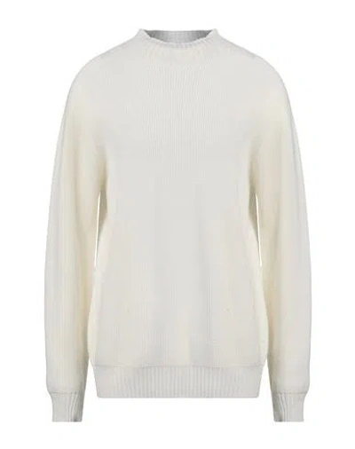Amaranto Man Turtleneck Ivory Size Xl Wool