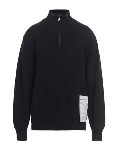 Amaranto Man Turtleneck Midnight Blue Size Xl Wool, Cashmere