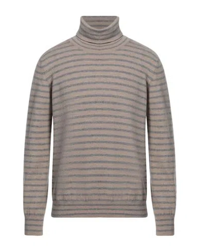 Amaranto Man Turtleneck Sand Size Xl Wool