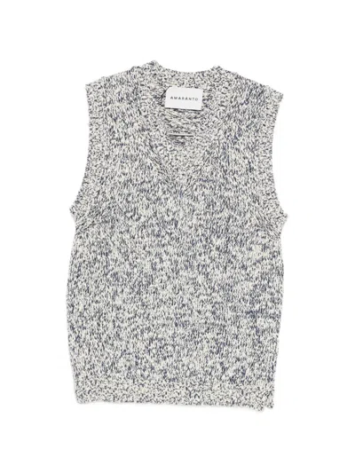 Amaranto Marl-effect Vest In Multi