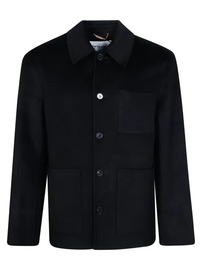 AMARANTO MEN'S AMARANTO JACKET OVER SHIRT