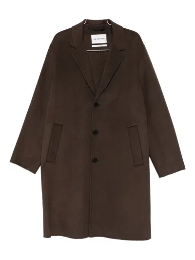 AMARANTO NOTCHED-LAPEL COAT