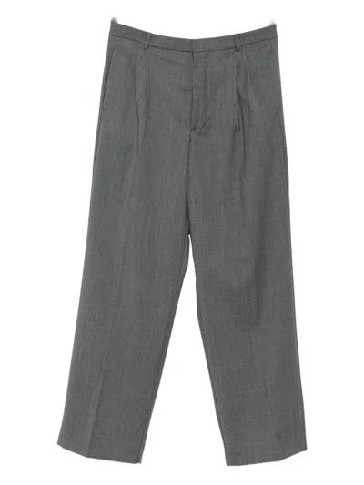 Amaranto Pleated Pants In Gray