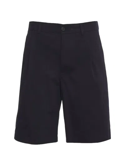 Amaranto Pleated Shorts In Black