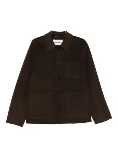 Amaranto Pocket Button Jacket In Multi