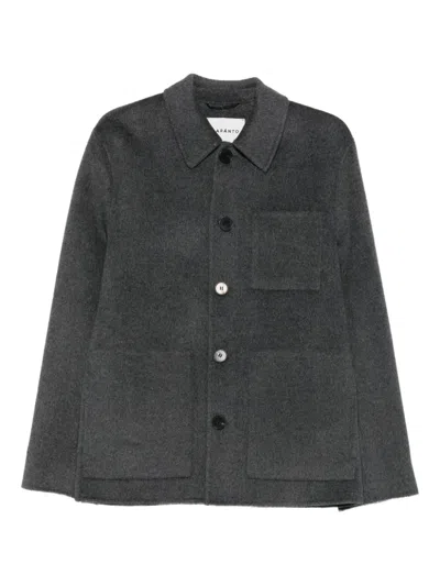 AMARANTO POINT-COLLAR SHIRT JACKET