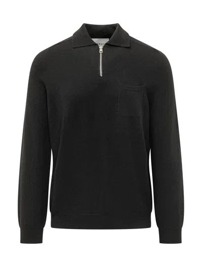 Amaranto Polo Shirt In Nero