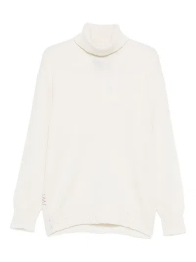 Amaranto Roll-neck Sweater In Neutral