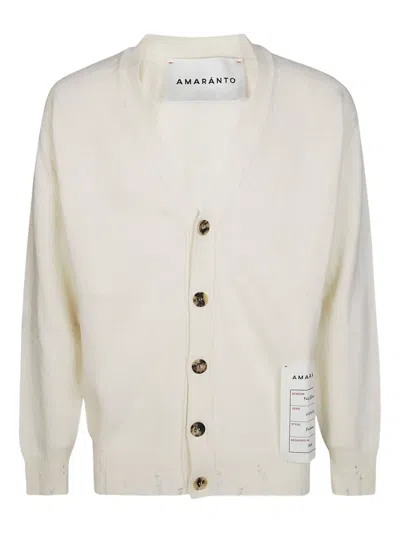 Amaranto Rotture Cardigan In Neutral