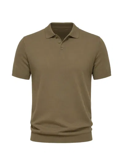 Amaranto Short-sleeve Polo Shirt In Green