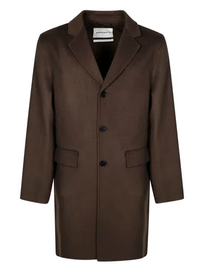 AMARANTO SINGLE-BREASTED COAT