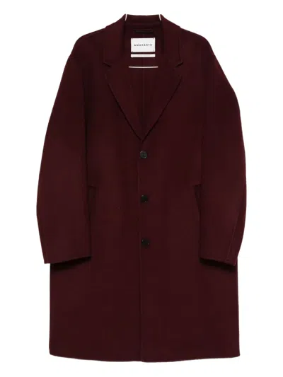AMARANTO SINGLE-BREASTED COAT