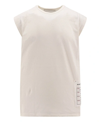 Amaranto Sleeveless T-shirt In White