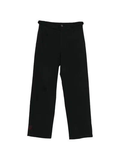 Amaranto Straight-leg Trousers In Black