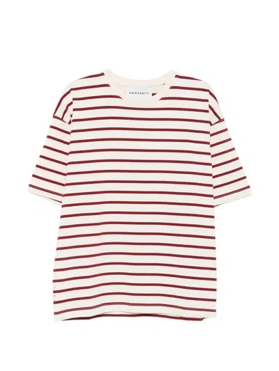 Amaranto Striped Short-sleeve T-shirt In Multi