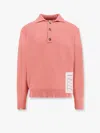 Amaranto Wool And Cashmere Sweater With Logoed Label In Pink