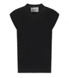 AMARANTO AMARÁNTO BLACK KNITTED VEST
