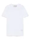 Amaranto White Linen Short-sleevet-shirt With Buttons