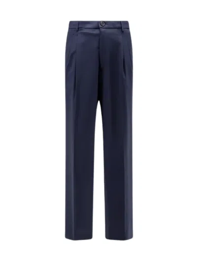 Amaranto Tailored Trousers In Blue