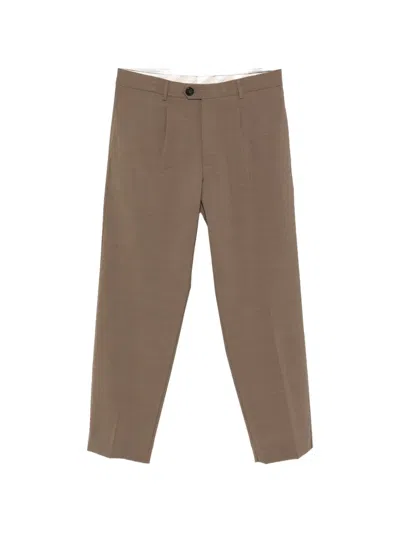 Amaranto Tailored Trousers In Neutrals