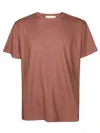 Amaranto Bordeaux Cotton Short-sleeve T-shirt In Red